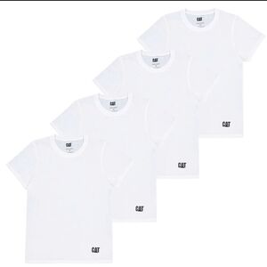 Cat Men's 4 Pack Crew Shirts XL